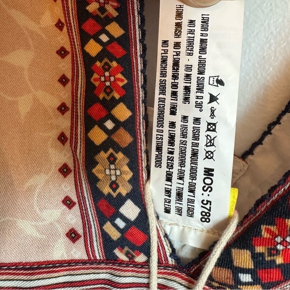 NWT Agua Bendita Alex Kezia Mini Dress Womens Size Large Floral Beachy Defect - Picture 12 of 16